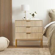 Chiswick 3 Drawer Chest Neutral
