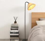 Clarence 160Cm Floor Lamp Satin Nickel