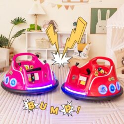 Costway12V Electric Ride On Car with Remote Control for Kids-Red