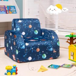 Costway3 in 1 Kids Flip Out Sofa Chair for Reading & Playing