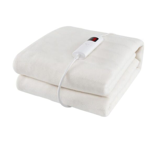 CostwayBedding Electric Blanket with Controller and 9 Heat Setting-203 x 107CM