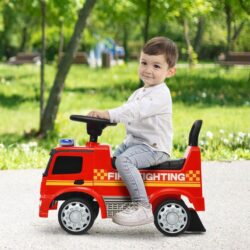 CostwayLicensed Mercedes Benz Kids Ride On Car with Storage for Toddlers