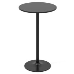 CostwayRound Bistro Table with Heavy Duty Metal Base for Home Bar