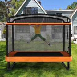 CostwaySturdy 6 FT Recreational Trampoline with Swing for Kids
