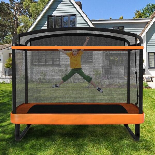 CostwaySturdy 6 FT Recreational Trampoline with Swing for Kids