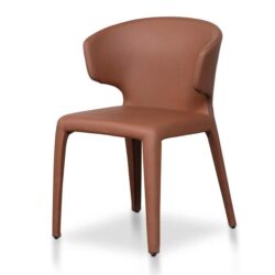 Ex Display - Pollard Dining Chair - Brown by Interior Secrets - AfterPay Available