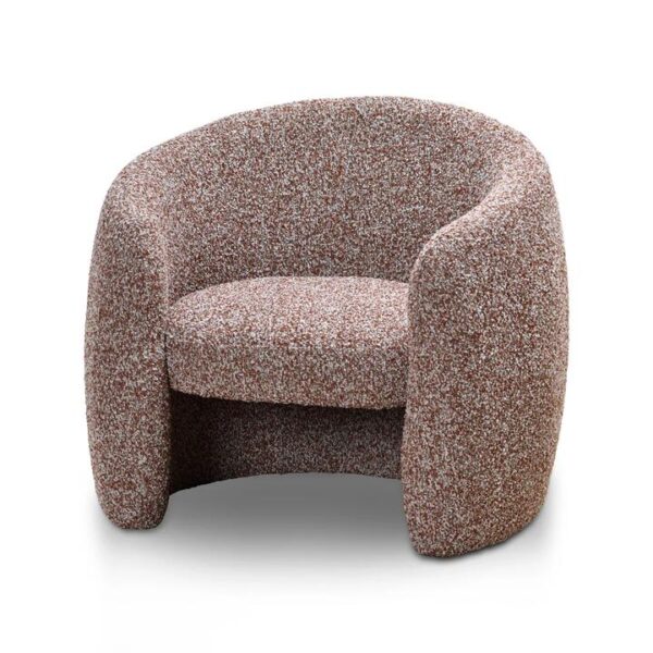 Ferguson Armchair - Rustic Brown Boucle by Interior Secrets - AfterPay Available