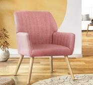 Hadlee Armchair Pink 1 Seater