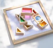 Jooyes Portable Led Light Box Table For Kids Sensory Play Neutral