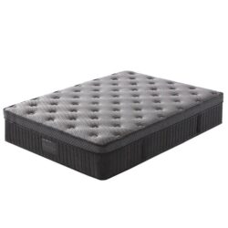 KINGSTON SLUMBER Premium Luxury 34cm Double Mattress, Medium-Firm, Natural Latex Layer, Euro Top, 7-Zone Pocket Spring