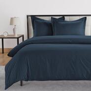 Lane Linen Queen Quilt Cover Set Blue