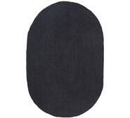 Linden Oval Rug Black Large