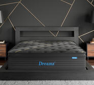 Obsidian Pocket Spring Queen Mattress Black