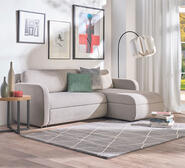 Reuben 3 Seater Sofa Bed With Storage Pebble