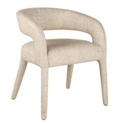 Roni Dining Chair - Pale Beige by Interior Secrets - AfterPay Available