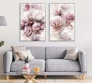 Rose Below It Wall Art Pink
