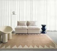 Rover Medium Washable Rectangle Rug Neutral