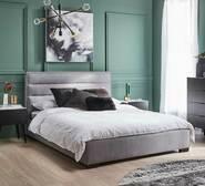 Saville King Bed Frame Grey