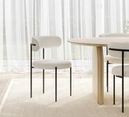 Set Of 2 Bibby Dining Chairs Neutral