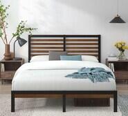 Trix Double Bed Frame Brown