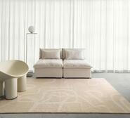 Vega Large Washable Rectangle Neutral