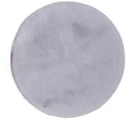 Angora Round Rug Grey Large
