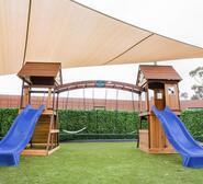 Armadale Kids Cubby House With Slide Blue
