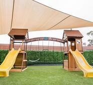 Armadale Kids Cubby House With Slide Yellow