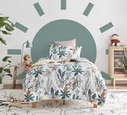 Charly Cheeky Monkey King Single Quilt Set Multi