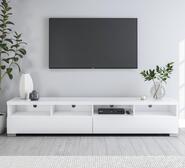Cocomo 4 Drawer Entertainment Unit White Gloss