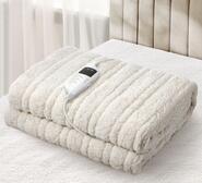 Comfy Electric Throw Blanket Neutral