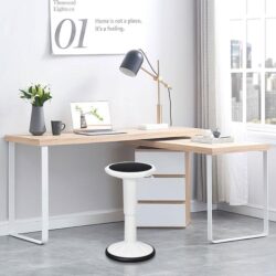 CostwayErgonomic Wobble Stool with Adjustable Height for Kids & Adults