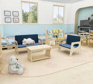 Jooyes Kids Coffee Table Brown