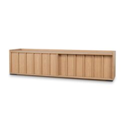 Kobus 2m Wooden TV Entertainment Unit - Natural by Interior Secrets - AfterPay Available