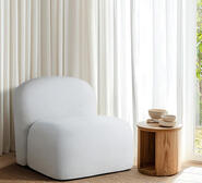 Leura Block Armchair Neutral