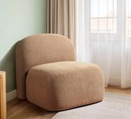 Leura Pumpkin Block Armchair Orange