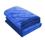Lisbon Double Weighted Throw Blanket Blue