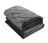 Lisbon Double Weighted Throw Blanket Grey