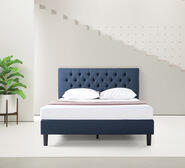Manor Double Bed Blue