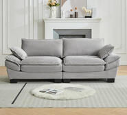 Pelles 3 Seater Sofa Grey