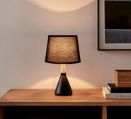 Sherwood Preston Table Lamp Black