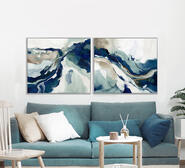 Abstract Alchemy 82Cm X 72Cm Framed Wall Art Multi