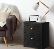 Acrion Bedside Table Black