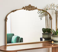 Alarice 80Cm Baroque Mirror Yellow