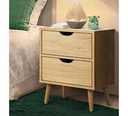 Alden Bedside Table Neutral