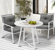 Anhur 2 Seater Outdoor Dining Set Grey