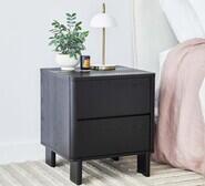 Anika Bedside Table Black