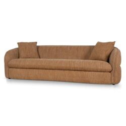 Aria 3 Seater Sofa - Ginger Brown by Interior Secrets - AfterPay Available