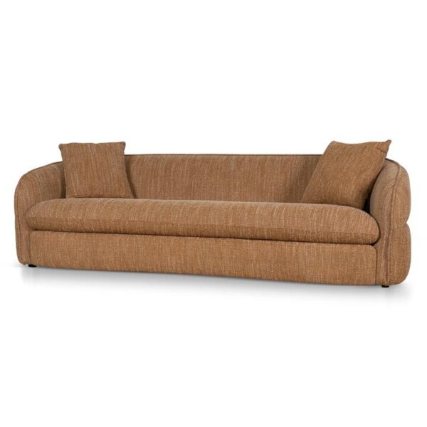 Aria 3 Seater Sofa - Ginger Brown by Interior Secrets - AfterPay Available