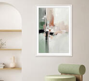 Art-Fully 73Cm X 103Cm Perspex Paint Framed Wall Art Multi